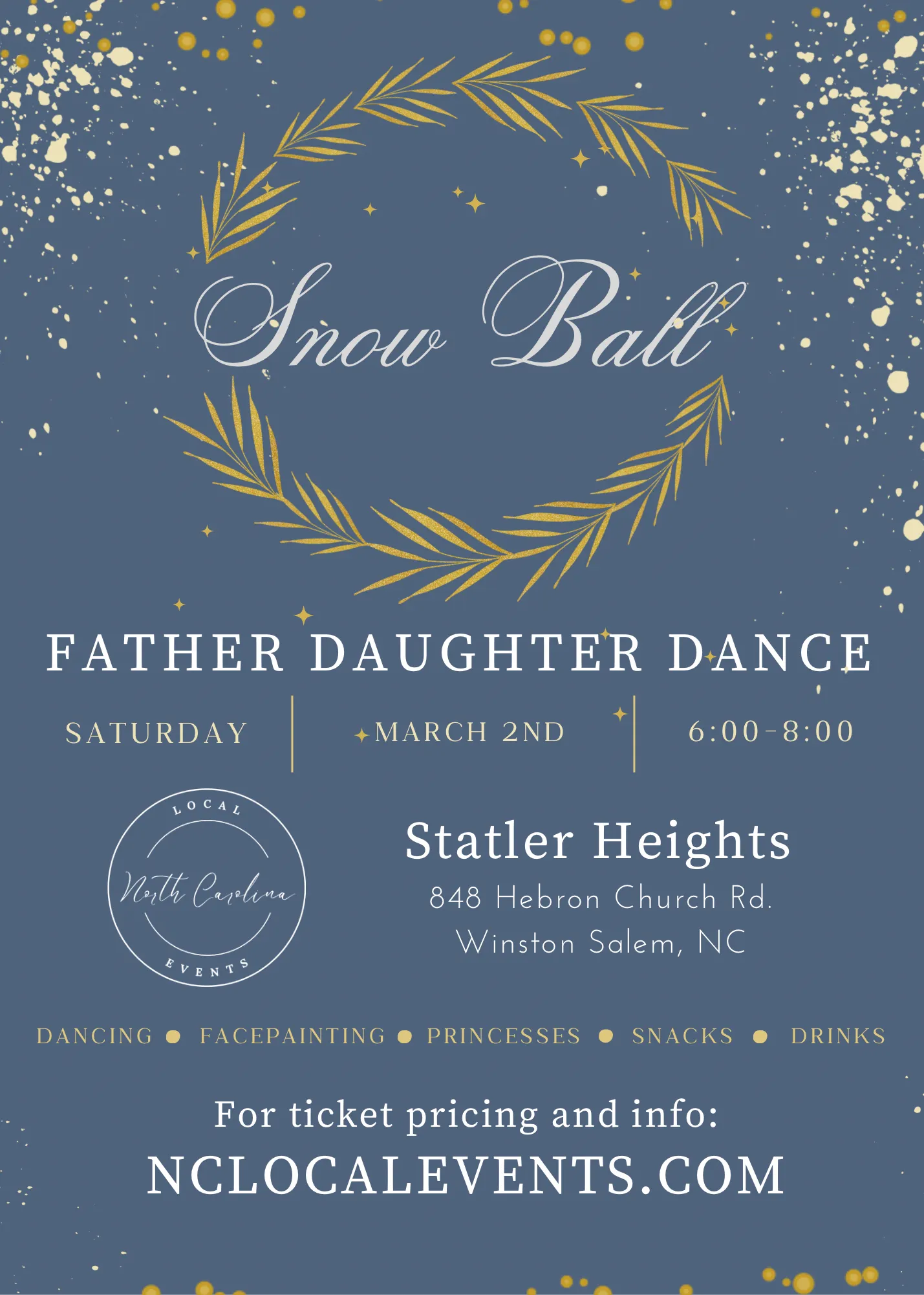 Snow Ball: Father-Daughter Dance flyer